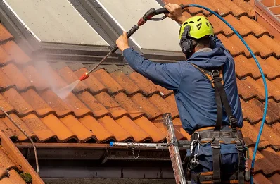 Démoussage et hydrofuge de toiture à Orbey